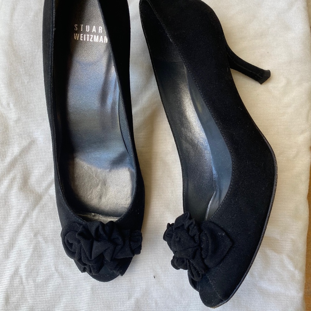 Stuart Weitzman peep toe heels